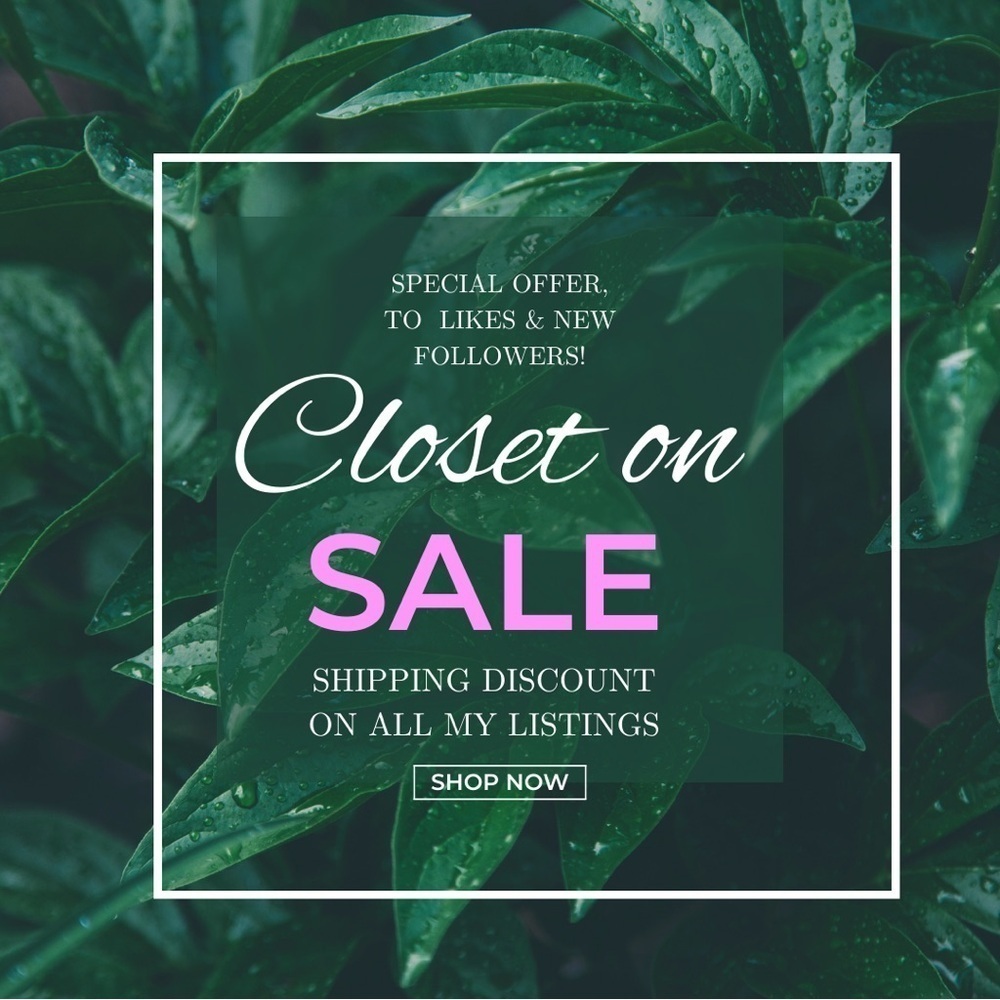 Special‎ offers + Shipping discount in all my Items.